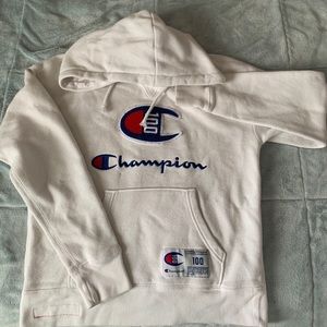 white champion hoodie